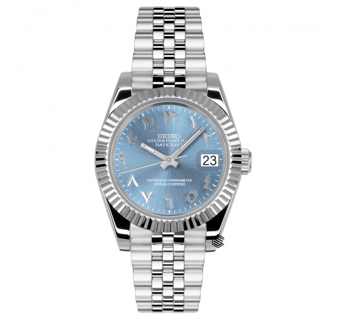 Datejust Ice Blue Arabic